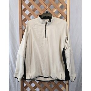 Ping Golf Collection Men's 1/4 Zip Jacket - Color Cream - Size XL
